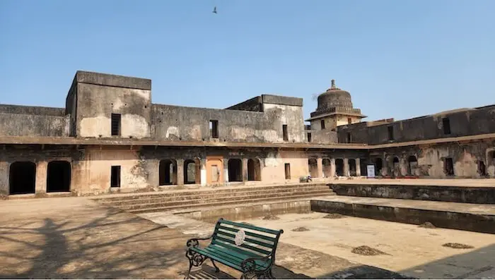 Courtyard at Moti Mahal Ramnagar