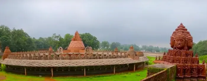 View of Shri Yantra Mandir Amarkantak