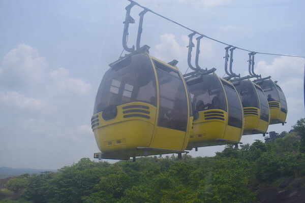 Cable Cars at Jatayu Earth Centre