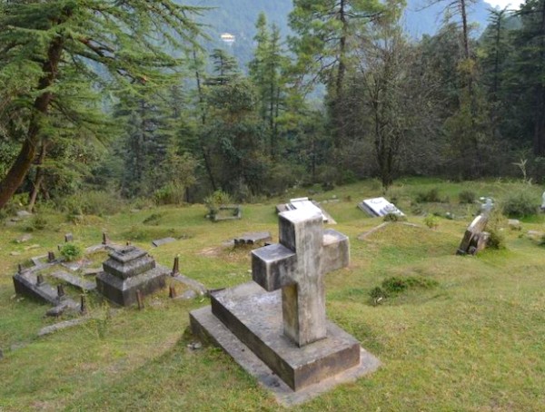 The Graves at St John In The Wilderness Church Dharamshala