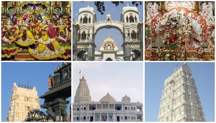 Images of Famous Sri Krishna Temples in India