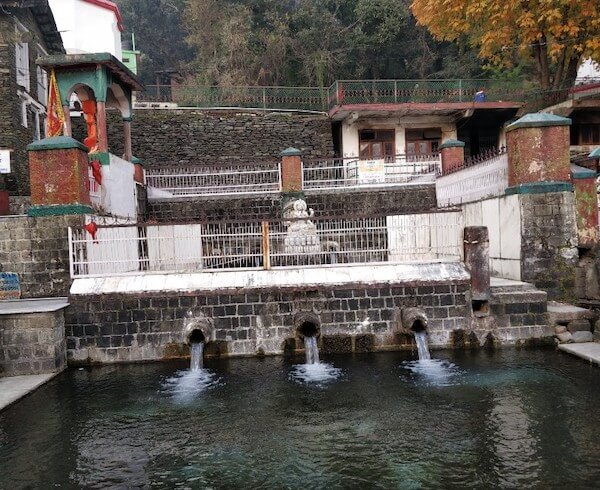 Water spring near Bhagsunag Temple Dharamshala