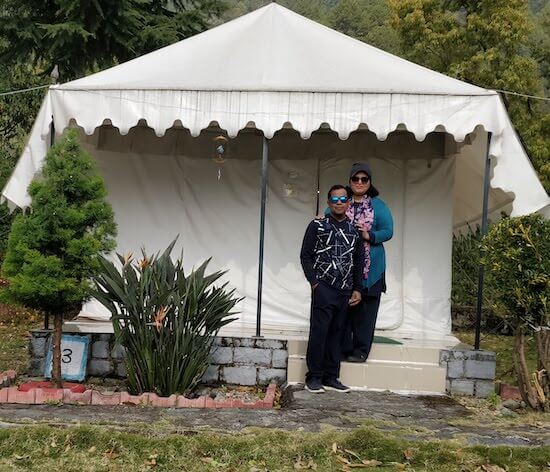 Our tent at Tattva Bir Tents And Hotels