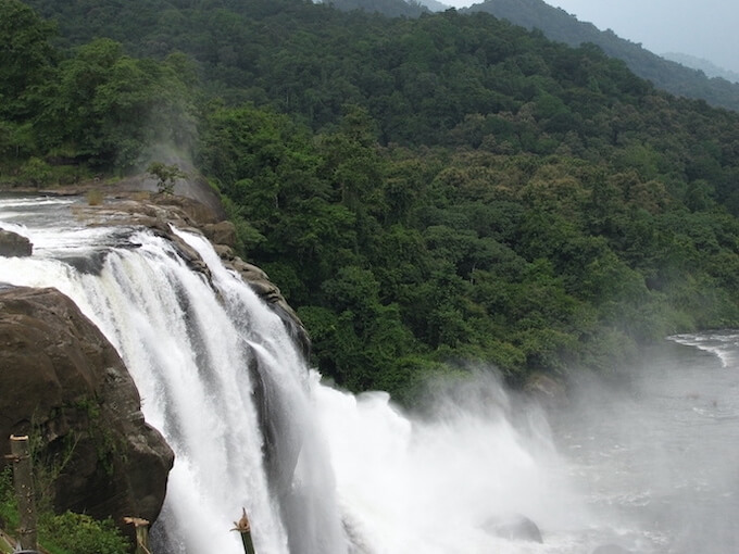 Places to Visit in India in August - Athirapally Waterfalls Kerala