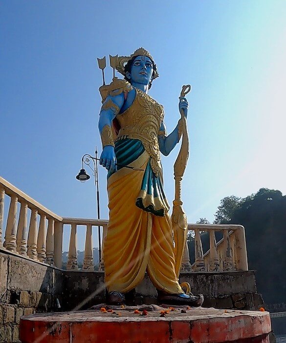 Shri Ram statue at Chamunda Devi Temple Kangra