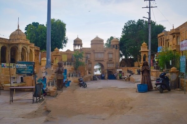 Gadsisar Lake Jaisalmer Rajasthan Entrance