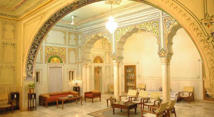 Heritage Lounge At Hotel Arya Niwas Jaipur