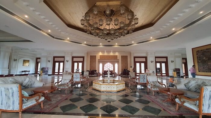 Lobby of Hotel Indana Palace Jodhpur