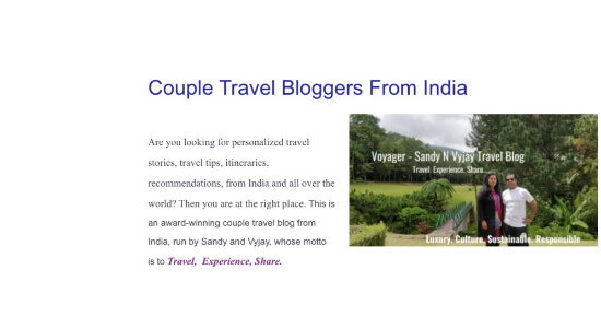 Indian Travel Blogger