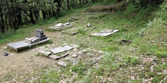 Graveyard at Abbott Mount Uttarakhand