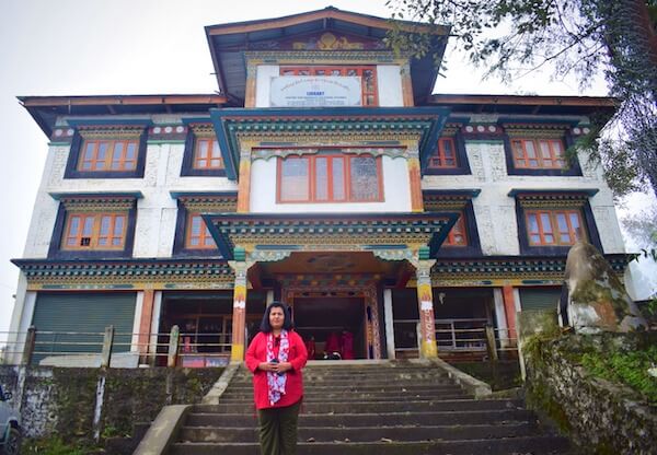 At Tawang Monastery Arunachal Pradesh