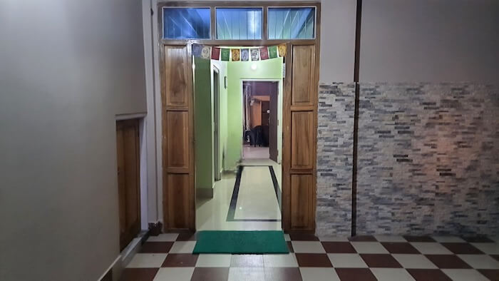 Palmo Homestay Entrance Door