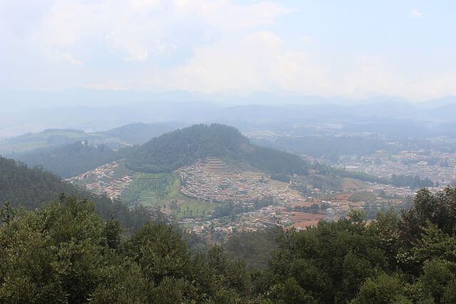 View from Doddabetta Peak Ooty - 3 Days Ooty Itinerary
