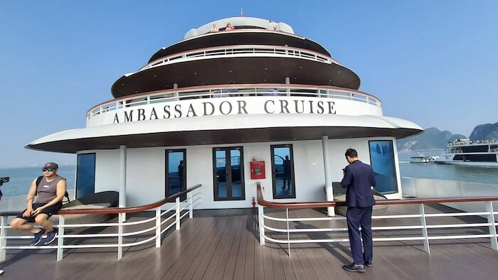 Boarding The Ambassador Cruise Vietnam - Halong Bay Luxury Cruise