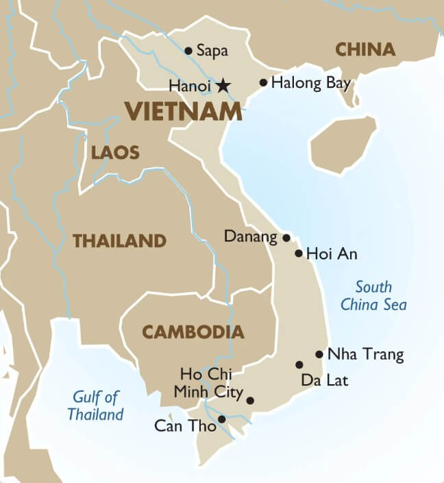 Vietnam Map