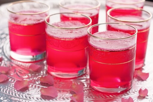 Rose Sharbat - Indian Summer Drink