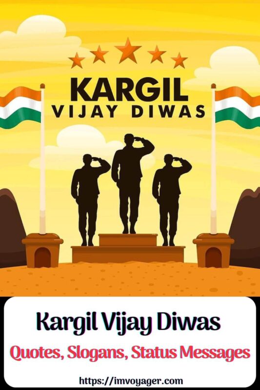 Kargil Vijay Diwas Quotes, Slogans, Status Messages