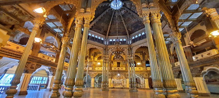 Inside the Mysore Palace