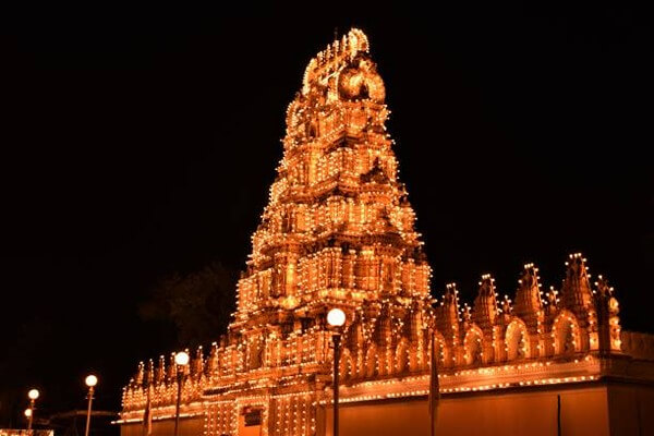 Chamundeshwari Temple during Mysore Dasara Festival