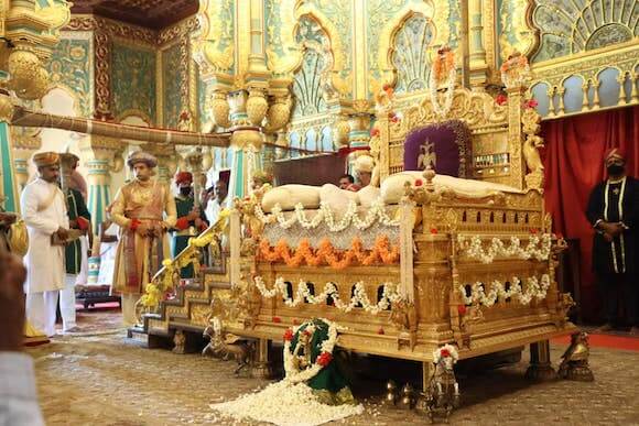 Khas Durbar At Mysore Palace