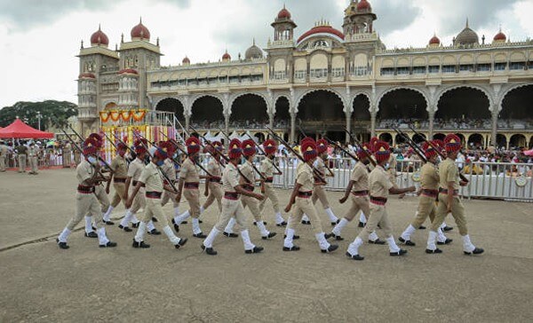 Parade during Mysore Dasara