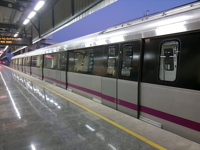 Places To Visit In Bangalore Metro - Metro Purple Line Bangalore
