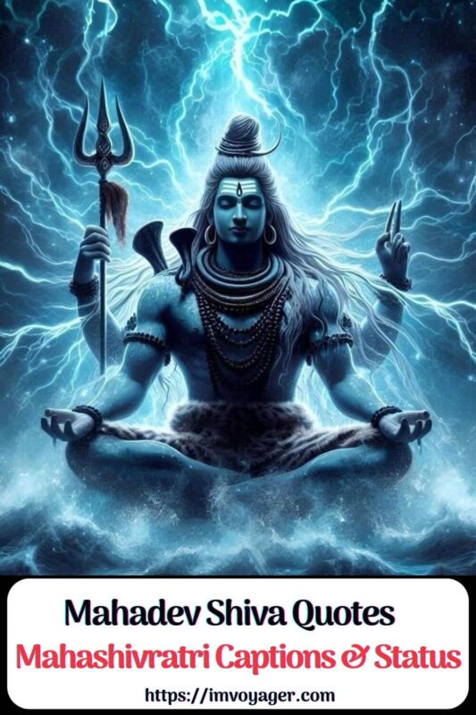 Mahadev Shiva Quotes Mahashivratri Captions & Status