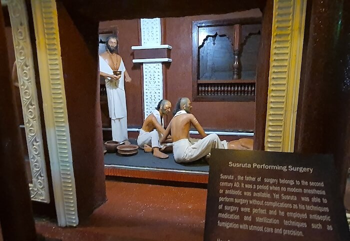 Section on Sushruta At Vaidyaratnam Ayurveda Museum