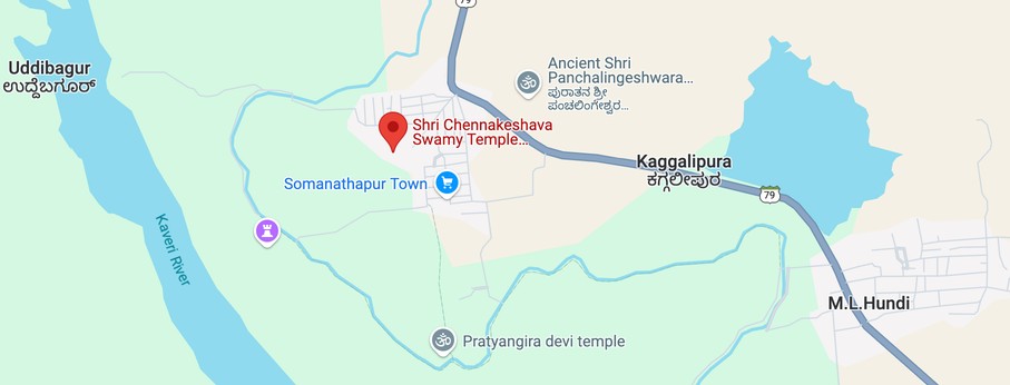 Chennakeshava Temple Somanathapura Map
