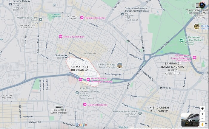 KR Market Address And Location
