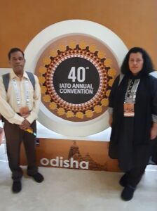 Sandy Vyjay at the 40th Annual IATO Convention