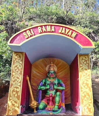 Famous Seeta Amman Kovil, Sri Lanka - On the Ramayana Trail Statue of Hanuman