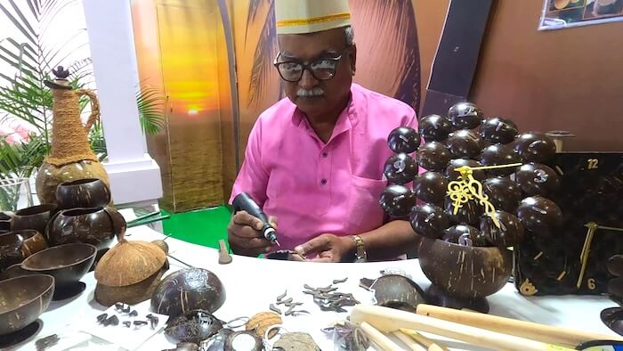 Spectacular Bharat Parv 2025 - Celebrating Unity In Diversity Artisan at work at Bharat Parv 2025