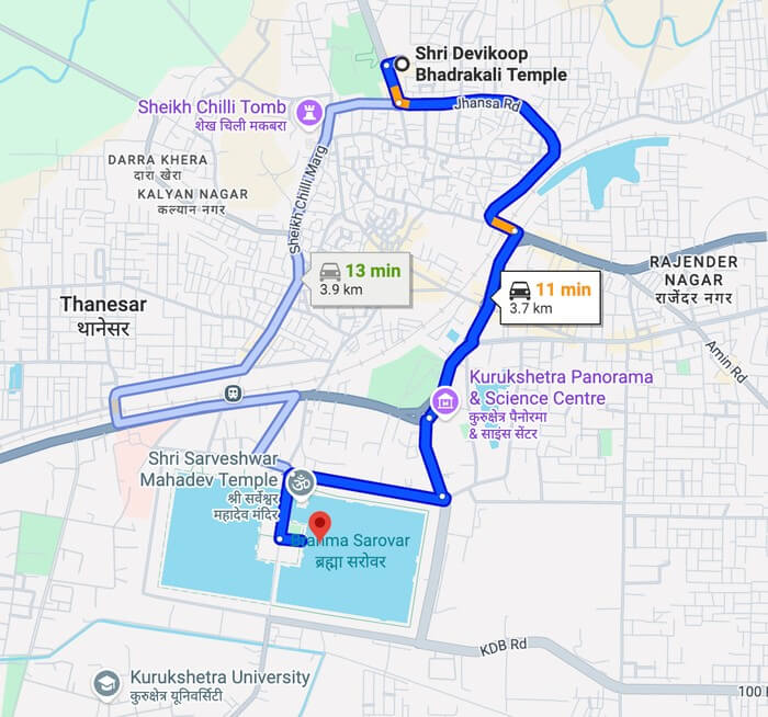 Famous 3600 Feet Long Brahma Sarovar Kurukshetra, Haryana How To Get To Brahma Sarovar Kurukshetra