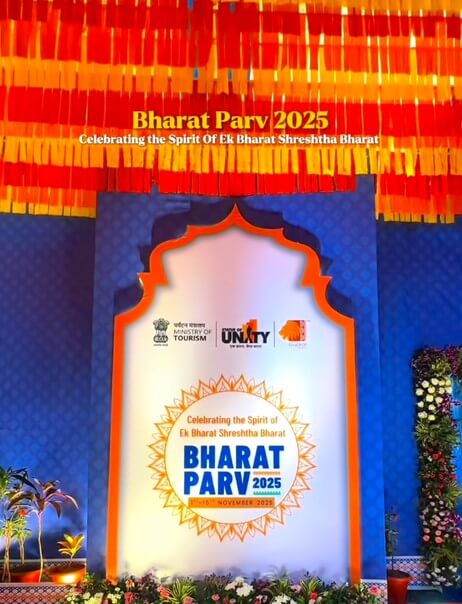 Spectacular Bharat Parv 2025 - Celebrating Unity In Diversity Inside Bharat Parv 2025 At Kevadia - State Pavilions At Bharat Parv 2025 Ekta Nagar
