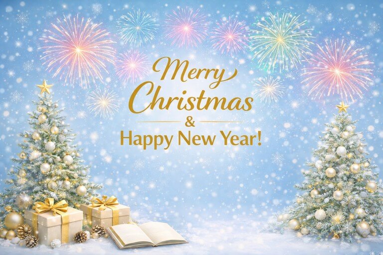 200 Best Happy New Year Wishes In English & Hindi | Captions Christmas - New Year