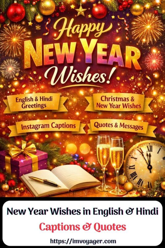 200 Best Happy New Year Wishes In English & Hindi | Captions Happy New Year Wishes In English & Hindi Captions