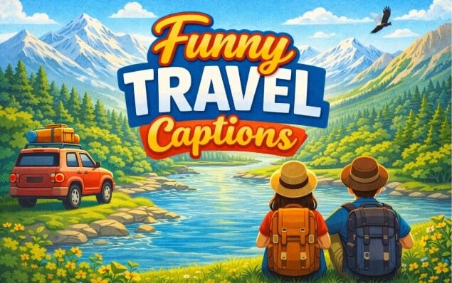 200+ Funny Travel Captions - From Miles To Smiles Funny Travel Captions