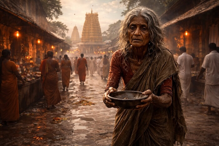 Mahashivratri In Gokarna – Sacred Night of Shiva’s Mercy Mahashivratri In Gokarna - An Old Woman's Search For Food