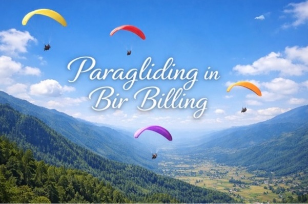 Thrilling Paragliding In Bir Billing - Himalayan Skies Thrilling Paragliding In Bir Billing - Himalayan Skies