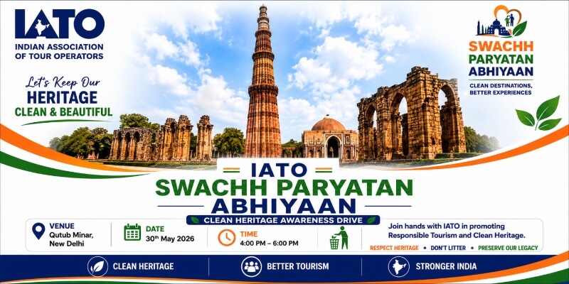 IATO's Inspiring Swachh Paryatan Abhiyaan At Qutub Minar IATO's Inspiring Swachh Paryatan Abhiyaan At Qutub Minar