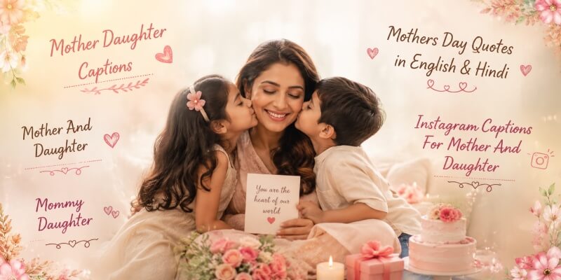 200 Best Mother Daughter Captions, Quotes In Hindi & English Mother Daughter Captions, Quotes In Hindi & English