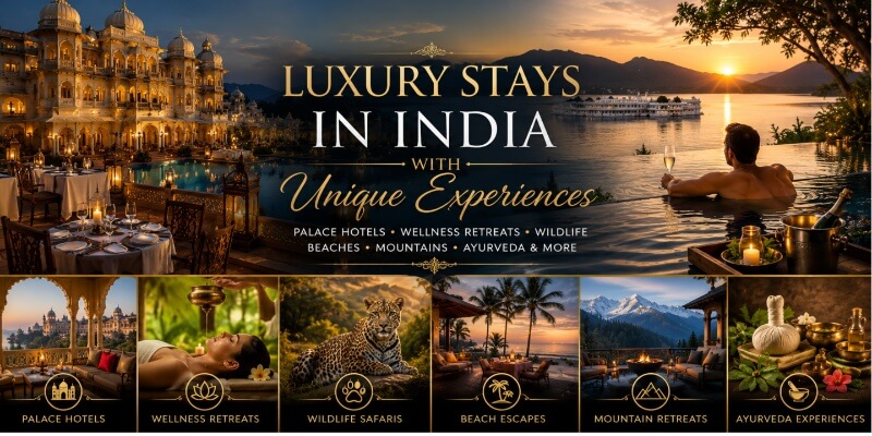 20 Top Luxury Stays in India With Unique Experiences Top Luxury Stays in India With Unique Experiences
