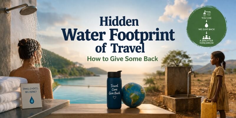 The Hidden Water Footprint of Travel | 8 Smart Tips To Give Back Hidden Water Footprint of Travel
