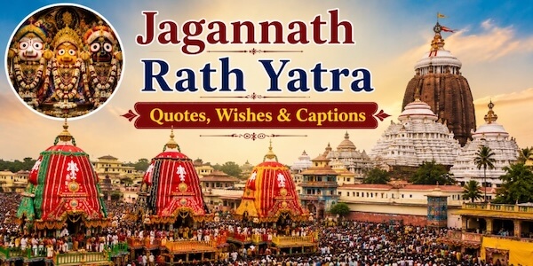 300 Best Jagannath Rath Yatra Quotes, Wishes & Captions Jagannath Rath Yatra Quotes, Wishes & Captions