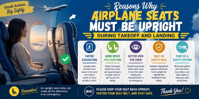 7 Powerful Reasons Why Airplane Seats Must Be Upright 7 Powerful Reasons Why Airplane Seats Must Be Upright