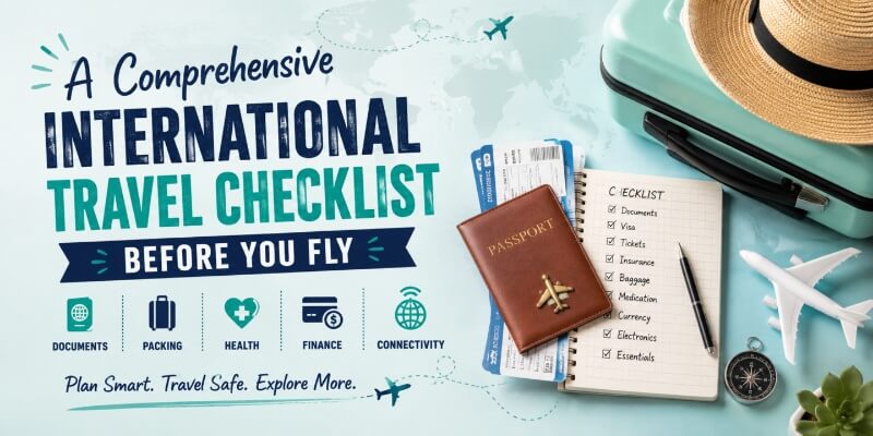 A Comprehensive International Travel Checklist Before You Fly A Comprehensive International Travel Checklist Before You Fly
