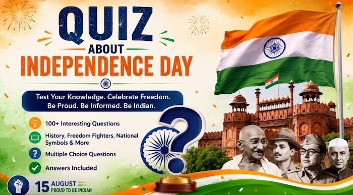 Quiz About Independence Day - 100 Incredible Q&A Quiz About Independence Day