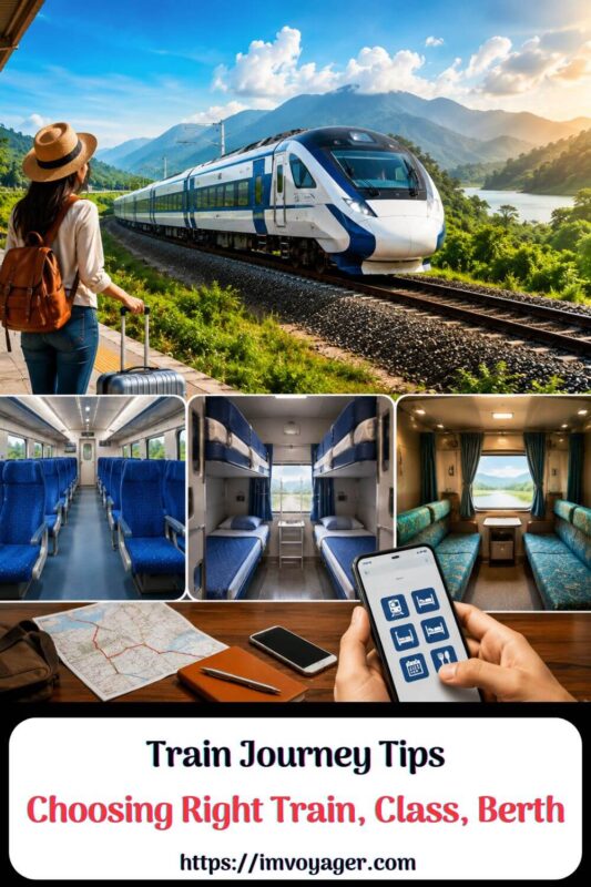 7 Best Train Journey Tips: Choosing Right Train, Class, Berth Train Journey Tips