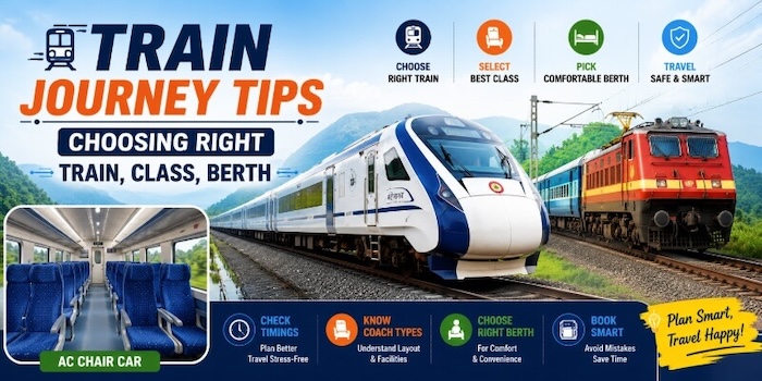 7 Best Train Journey Tips: Choosing Right Train, Class, Berth Train Journey Tips: Choosing Right Train, Class, Berth